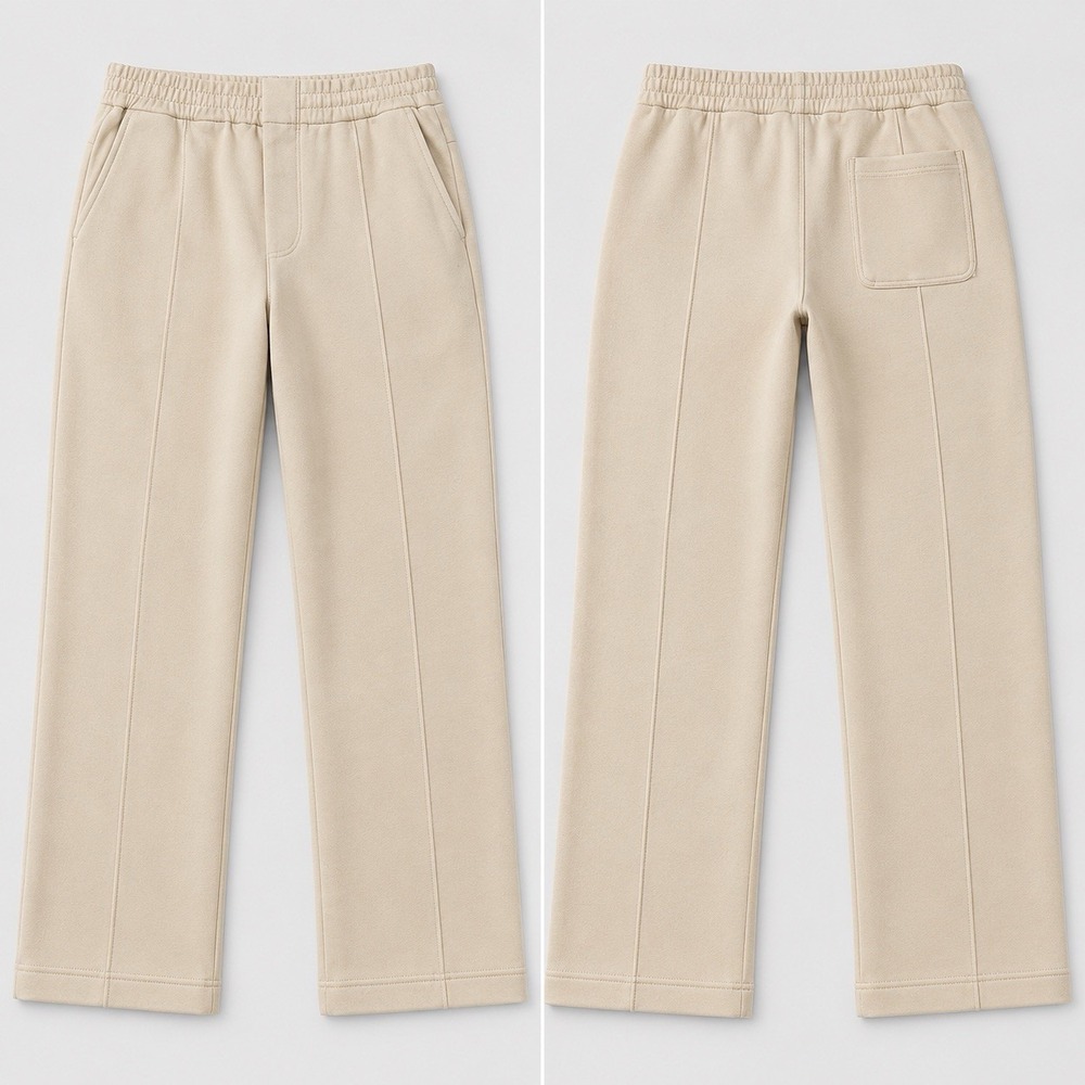 RAG & BONE JoggerSweat Pants MENS MEDIUM DOVE Beige ELASTIC WAIST DRAWSTRING